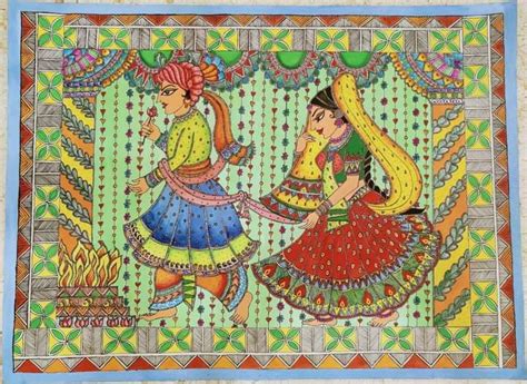 Radha Anand Madhubani Painting