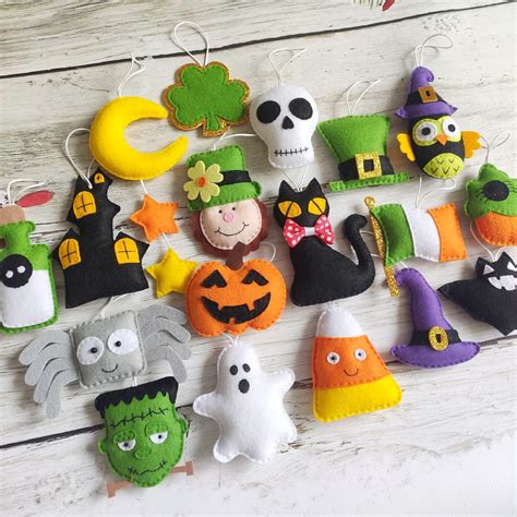 Halloween felt decor Halloween decorations Felt pumpkin | Etsy