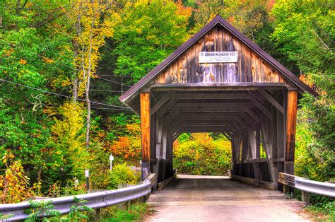 New Hampshire Covered Bridges - Bump Covered Bridge No. 9 Over Beebe ...