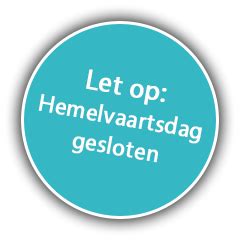 Hemelvaartsdag Gesloten