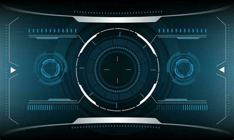 Hud Sci Fi Interface Screen View Design Virtual Reality Futuristic