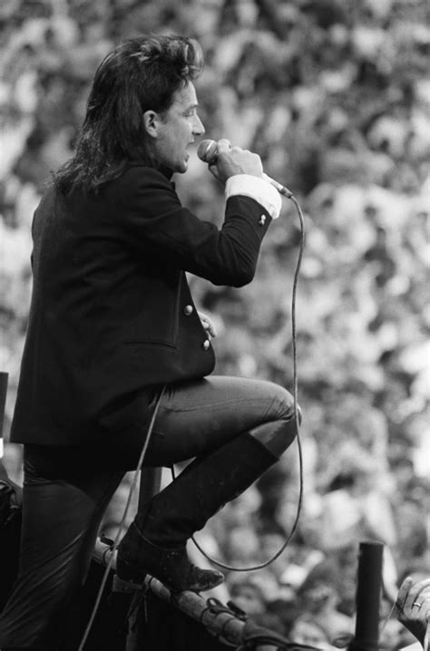 Bono at Live Aid 1985 bringing the mullet to the masses. : r/OldSchoolCool