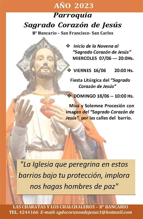 Fiestas Patronales en honor al Sagrado Corazón de Jesús