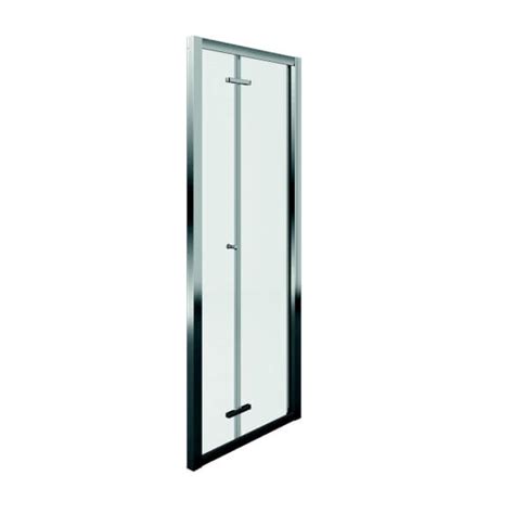 Aqualux Bi Fold Shower Door 900mm 6mm Glass Homebase