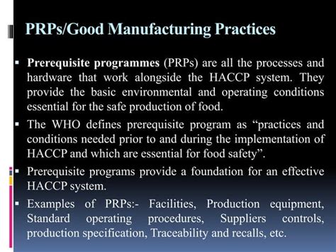 Food Safety Management Systems Fsms Ppt