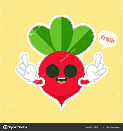 Bonito Kawaii Beterraba Vegetal Car Ter Vector M O Desenhada Desenho