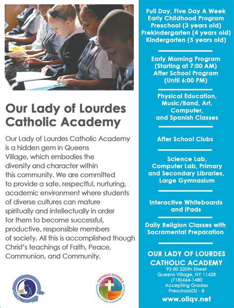 Faith, Academics and Peace at Our Lady of Lourdes Catholic Academy - The Tablet