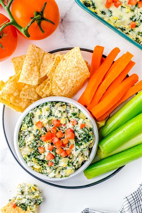 Shortcut Spinach Artichoke Dip • Food Folks And Fun