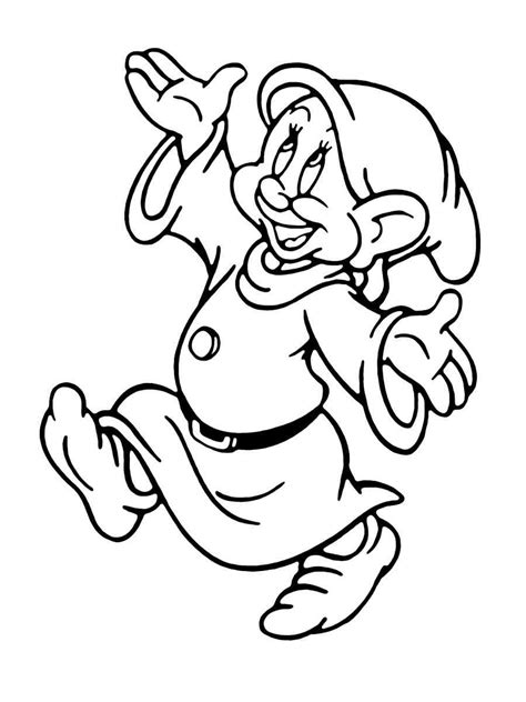 Seven Dwarfs Coloring Pages