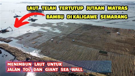 Update Matras Bambu Jalan Tol Tanggul Laut Semarang Demak 1 B