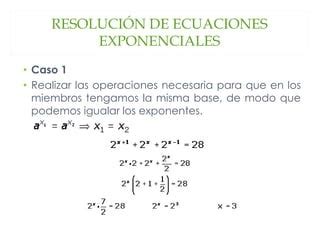 Ecuacioneseinecuacionesexponenciales 140114195918 Phpapp02 PPT