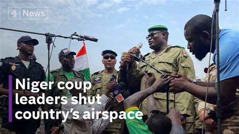 Niger Latest Coup Leaders Shut Down Airspace After Ultimatum YouTube