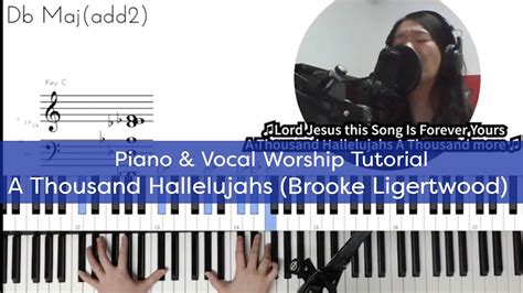 A Thousand Hallelujahs Brooke Ligertwood Piano And Vocal Worship