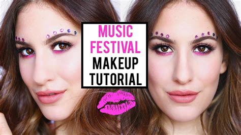 Music Festival Coachella Makeup Tutorial ♡ Jamiepaigebeauty Youtube