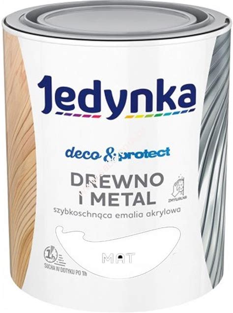 Farba Jedynka Deco Protect Drewno I Metal Mat Bia Y L Opinie I