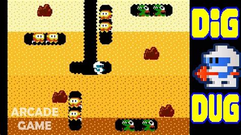 Dig Dug Gameplay Atari Nes Dendy 40 Levels 185 Youtube