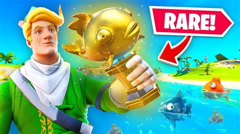 The Rare Mythic Goldfish In Fortnite 1 In 1000000 Droprate