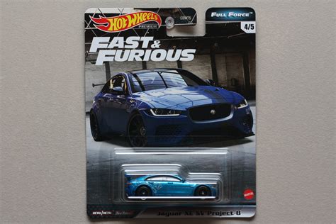 Hot Wheels 2020 Fast Furious Premium Full Force Jaguar XE SV Project 8