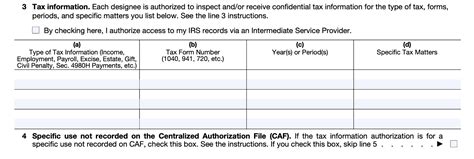 IRS Form 8821 Instructions - Tax Information Authorization