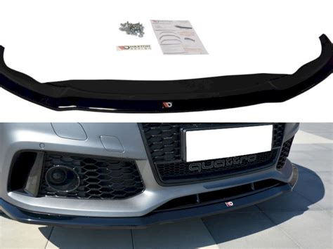 Maxton Design Front Lip Spoiler Splitter V Audi Rs Facelift