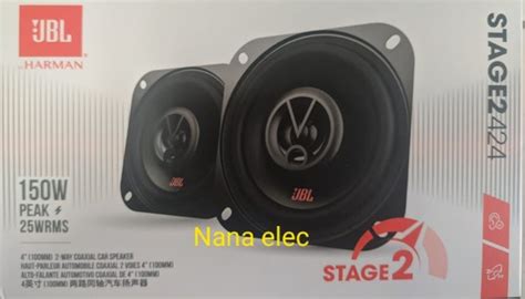 Jual JBL STAGE2424 Speaker Coaxial Sepasang 4 Original 2way Speaker