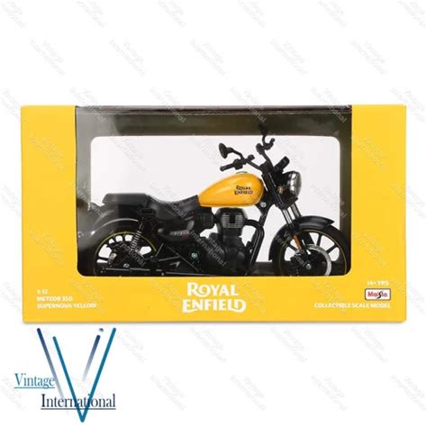 Pour Royal Enfield Meteor Supernova Jaune D Maquette Vi Eur