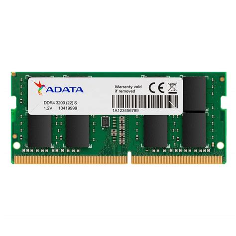 Memória 4GB para Notebook Adata DDR4 3200MHz AD4S3200J4G22 BHYD