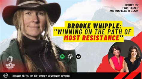 Brooke Whipple Winning On The Path Of Most Resistance YouTube