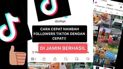 Cara Cepat Nambah Followers Tiktok Dengan Cepat Di Jamin Berhasil