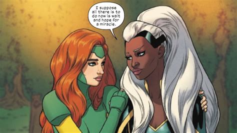 Storm Shares A Moment With Jean Grey And Emma Frost In Giant Size X Men Storm 1 Gamesradar