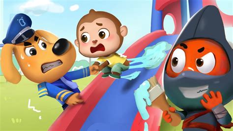 Police Officer, Save Me! | Safety Cartoon | Sheriff Labrador | Kids ...