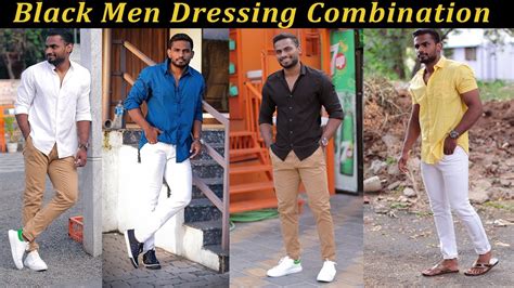 Black Men Dressing Combination Men S Fashion Tamil YouTube