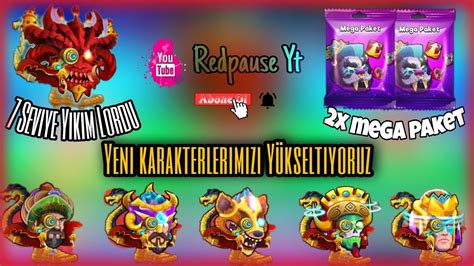 MEGA PAKET 2X KARAKTER YÜKSELTME 7SEVİYE YIKIM LORDU KAFA TOPU 2