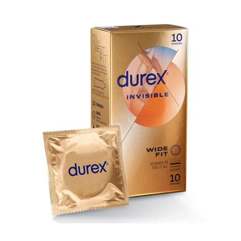 Buy Durex Invisible Extra Thin Larger Condoms 10 Pack Coles