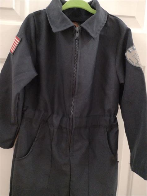 Jumpsuit Police Swat Military Halloween Child Costume Gem