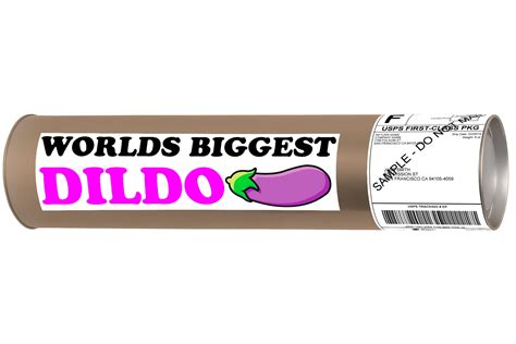 Worlds Biggest Dildo Prank Package Embarrassing Mortifying Postal Prank Gag Gets Mailed