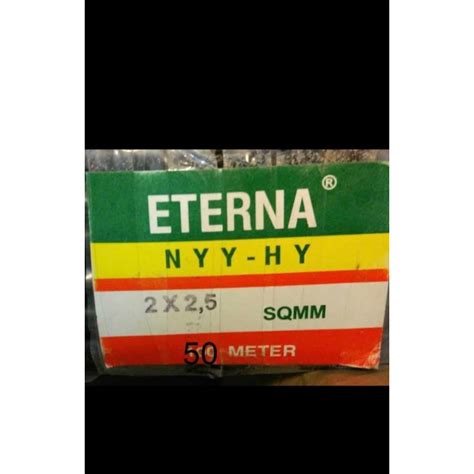 Jual Kabel Serabut Nymhy Nyyhy 2x2 5mm 2 X 2 5 Mm Eterna 50m Shopee