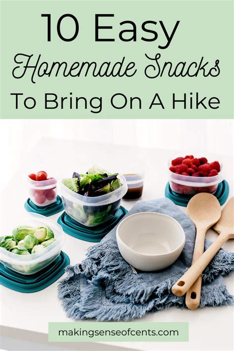 10 Easy Homemade Snacks To Bring On Your Next Hike Easy Homemade Snacks Snacks To Make Food To