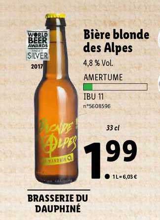 Promo Bi Re Blonde Des Alpes Chez Lidl Icatalogue Fr
