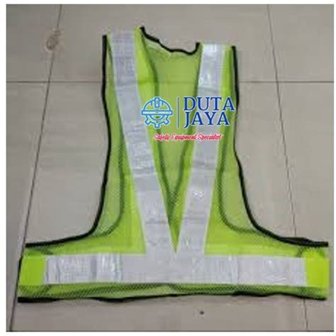 Jual Rompi Jaring V Guard Green Hijau Safety Vest Jala Proyek Pengaman