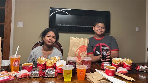 Wendy’s Mukbang Challenge Brother And Sister Youtube