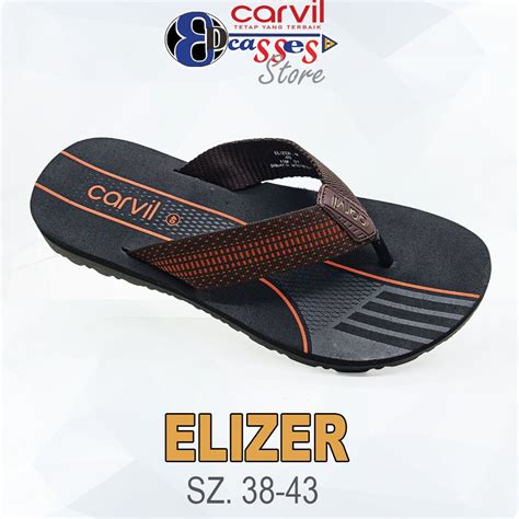 Jual Carvil Elizer Sandal Spons Jepit Pria Original Shopee Indonesia