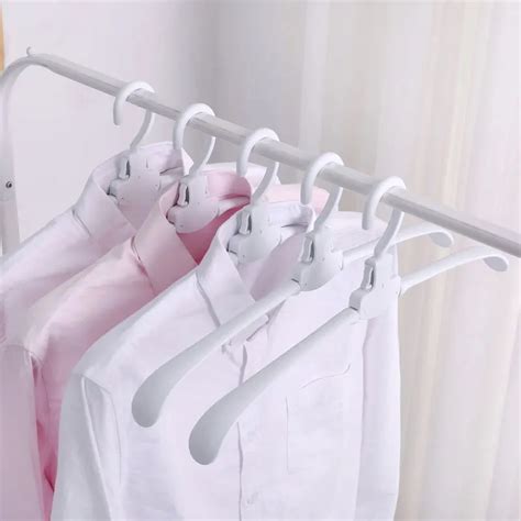 Pcs New Foldable Shoulder Without Magic Hangers Plastic Anti Slip