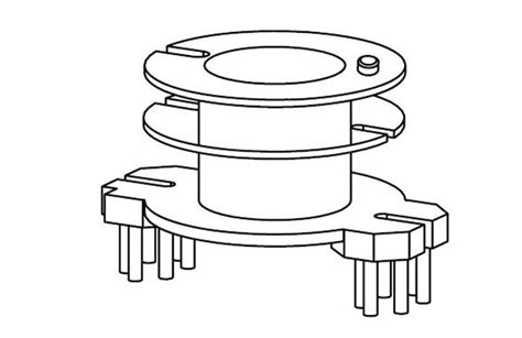 RM10 6 6Pin 2 Section Transformer Bobbin F1005 1