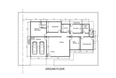 Draw 2d Floor Plan House Plan Elevations In Autocad By Zaidmnm Fiverr