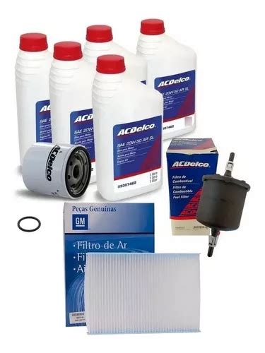 Kit Troca De Leo W Semi Filtros Vectra Gm Acdelco Parcelamento