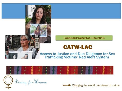 Access To Justice And Due Diligence For Sex Trafficking Victims Red