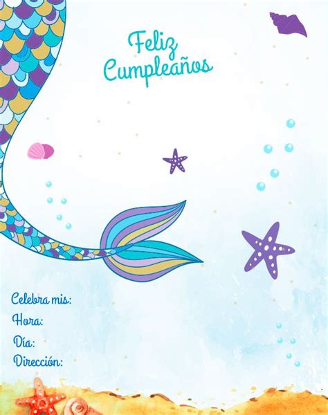 Mermaid Birthday Invitations Mermaid Birthday Mermaid Invitations