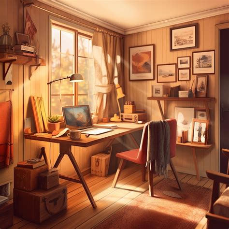Premium Ai Image Cozy Room At Morning