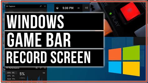 Windows Game Bar How To Record Your Desktop Youtube